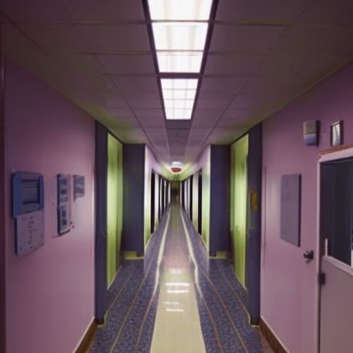 Creepy Hospital Hallway